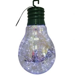 Brand new 👏 Celebrations LED Cool White 16 in. Edison Light Bulb Hanging Decor 🎉